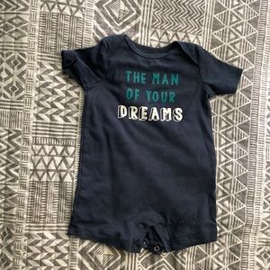 Carters 12m boys short type onsie